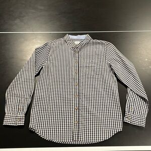 Boy’s Vineyard Vines shirt from Target, navy and white check